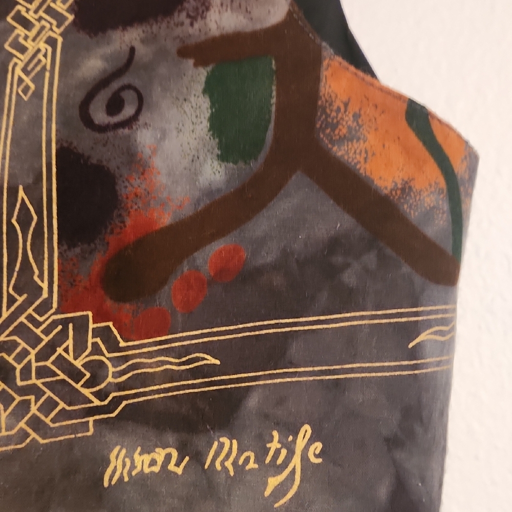 Colorful Abstract Patterned Vest - Picture 3 of 11
